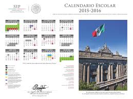 Calendario 2021 en formator acrobat pdf con dias feriados méxico. Calendario Escolar 2015 2016 De Mexico Diario Educacion