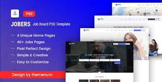 Jobers Job Board Psd Template Psd Templates Job Board Templates