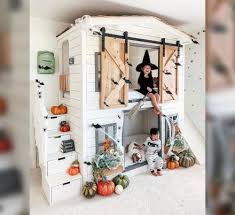 You'll be sure to find the bunk bed or loft bed that your child will love! This Diy Farmhouse Bunk Bed Is The Most Adorable Addition To Any Shared Kids Room