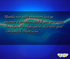 Become A Monster Quotes Quotesgram