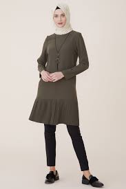 Sitare Etek Alti Pliseli Tunik 20k331 Tunik Etek Gogus