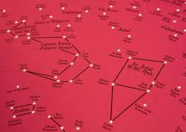 A Star Chart That Maps 135 Classic Horror Films