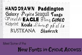 It's a place where you can design with any of the cricut cartridges but you can only cut with the ones you own. Meet Some Of The New Fonts In Cricut Access Cricut