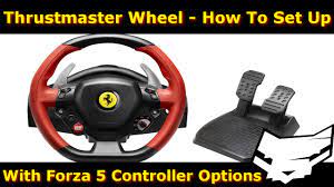 My thrustmaster ferrari 458 spider wheel shows up in devices and printers as unspecified is there any way i can get to recognise that it is a steering wheel so i can use it for my pc? Thrustmaster Ferrari 458 Spider Wheel Setup Forza 5 Settings Youtube