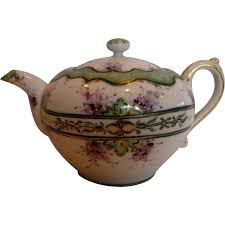 Maybe you would like to learn more about one of these? Japanese Hand Painted Teapot Purple Violets Flowers Delicate Porcelain C 1900 Painted Teapot Tea Pots Pottery Tea Pot
