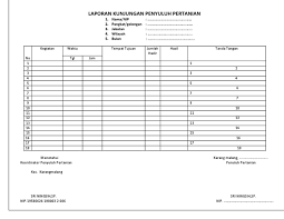 Check spelling or type a new query. Laporan Kunjungan Penyuluh Pertanian Pdf
