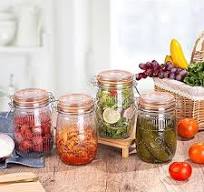 Amazon.com: Amzcku Wide Mouth Vintage Mason Jars with ...