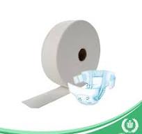 Diaper Materials Roll High Water Absorbability Wood Pulp Airlaid Napkin  Nonwoven Fabric Airlaid Paper