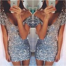 Dress Silver Sparkly Silver Sparkly Short Sleeve Party Tumblr Sparkly Silver Dress Sequins Short Mini Dress Sequin Party Dress Fashion