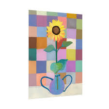 Colorful Sunflower Poster