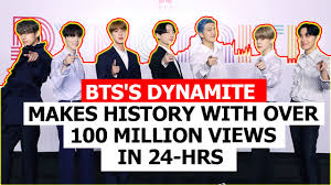 Yong seok choi (lumpens)assistant director/edit: Dynamite Bts Beats Lady Gaga Taylor Swift To Become First South Korean Band To Top Us 100 Charts English Movie News Times Of India