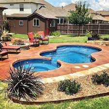 12x26 Malibu Pool And Spa Combo Small Pool Design Fiberglass Swimming Pools Inground Fiberglass Pools