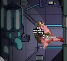 Wasn T Me I Never Imposter Blue Vented Very Sus Follow Us For More Full Credits To U Darknessrisen3 Really Funny Memes Stupid Memes Stupid Funny Memes