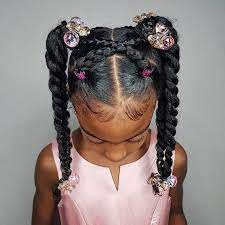 Some New 30 Min Hairstyle Inspiration For The Mommys Who Can Not Cornrow I Got Ya Janelle L Kids Hairstyles Girls Kids Hairstyles Little Girl Hairstyles