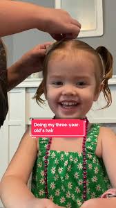 Doing her hair takes lots of patience from both of us, but she always looks  so cute! 💗 #nothingfancy #hairtok #momsoftiktok @Charlie and A.J.