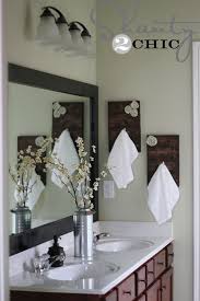 Diy Towel Racks For A Chic Bathroom Update Diy Towels Home Diy Shabby Chic Bathroom