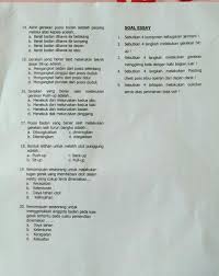 Atau juga disebut dengan soal kemampuan analisis. Soal Essay Tentang Kebugaran Jasmani Ilmu Soal