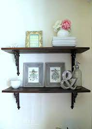 See more ideas about dining room shelves, home decor, decor. Dining Room Diy Wall Shelves Artsy Chicks Rule