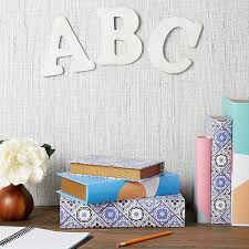 The english alphabet derives from the latin alphabet that is use there are 26 letters in the english alphabet, consisting of 21 consonants and five v. Buy Standing Wooden Alphabet Letters For Diy Crafts Farmhouse Wall Decor Weddings 6 In White 26 Pieces Online In Germany B082zx97mc