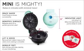 There are bundt cakes from scratch, with cake mix, with booze, fruits and so much more! Dash Mini Bundt Maker