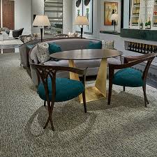 Julie 60 round dining table, unfinished. Contemporary Dining Table 76 0376 Calatrava Christopher Guy Wood Veneer Iron Base Round