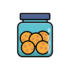 Cookies In Jar Vector Illustration Isolated On White Background Cookies Clip Art Cookie Clipart Cookie Jar Png And Vector With Transparent Background For Fre Clip Art Retro Vector Vector Illustration