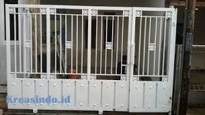 Pintu Pagar Besi Minimalis Pesanan Bu Rini Di Cileungsi Delima