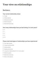 12 rules to follow when you are dating exclusively. Survey Your View On Relationships Dr Benjamin Ritter