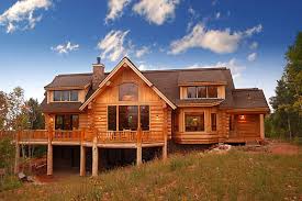 Country Style Handcrafted Log House With Dormers And Sun Deck By Sitka Log Homes Log Homes Log Homes Exterior Country Style Homes