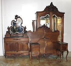 You may not have been born royalty but with this gorgeous bedroom set you will be falling asleep in. Exquisite French Antique Carved Walnut Louis Xv Bedroom Set Spare Bedroom Decor Walnut Bedroom Furniture Vintage Painted Furniture