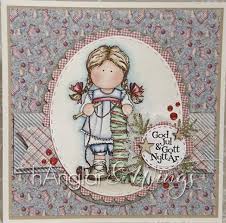 Maybe you would like to learn more about one of these? Clear Stamps Stickflicka Knitting Girl A7 Svenska Stamplar Textstamplar Motivstamplar Scrapbooking Hanglar
