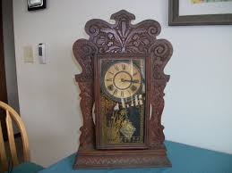 Antique Sessions Gingerbread Clock Clock Old Clocks Antiques