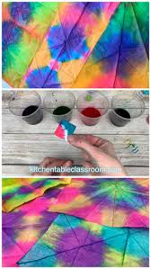 Tie Dye With Tissue Paper Easy Brilliant Beautiful The Kitchen Table Classroom Kids Art Projects Art For Kids Diy Crafts For Kids