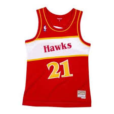 A virtual museum of sports logos, uniforms and historical items. Atlanta Hawks Throwback Apparel Jerseys Mitchell Ness Nostalgia Co