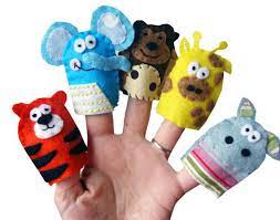Jungle Animal Finger Puppets Kids Stocking Filler Party Etsy Titere De Fieltro Titeres De Dedo Marionetas De Fieltro