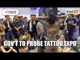 Malaysian minister of tourism, art and culture condemns 'obscene, half naked' tattoo expo in kuala lumpur. Ministry Probes Tattoo Expo Over Topless Models Youtube