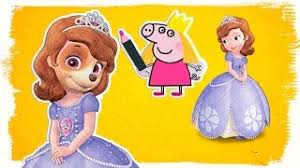 In a new paw patrol holiday coloring book released in 2016, marshall is in a christmas box looking at everest, and she is looking at him, both are smiling at each other. Paw Patrol As Sofia The First Coloring Pages Skye Peppa As Disney Princess Youtube