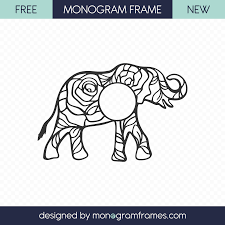 Free Free Elephant Monogram Svg Free 157 SVG PNG EPS DXF File
