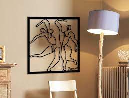 Ditcowest Metal Wallart Dancing Women Cubic Metal Wall Etsy Metal Wall Hangings Metal Wall Decor Metal Walls