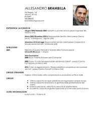 Curriculum Vitae Responsabile Servizio Clienti Livecareer