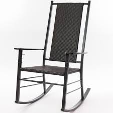 Palm Harbor Wicker Rocking Chair Black Patio Rocking Chairs Wicker Rocking Chair Outdoor Wicker Rocking Chairs