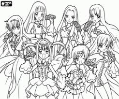 Keep a cat and pumpkin company on a magical night. Mermaid Melody Protagonists Coloring Page Printable Game