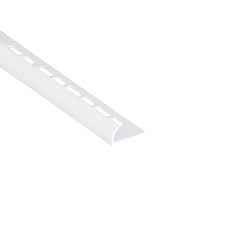 Quart De Rond Mur Blanc Mat Pvc L 250 Cm X Ep 10 Mm Standers Murs Blancs Pvc Et Mur