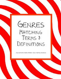 Students Match The 11 Descriptions With The Appropriate Book Terms Just One Dollar Parts Of A Book Reading Classroom Book Genres