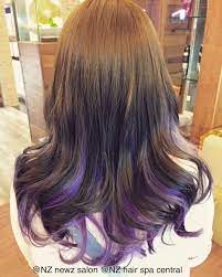 Balayage Ombre Two Tones Inner Opals Blue Balayage Ombre Dip Dye Hair Color Newz Salon Nz Hair Spa Central Frizzy Hair Treatment Dip Dye Hair Hair Dye Colors