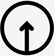 Up Arrow Inside A Circle Svg Icon Free Play Button Icon Png Free Png Images Toppng