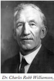 Our 12th Full time Pastor Rev. ** Dr Charles Robb Williamson 1897-1901**  **Born