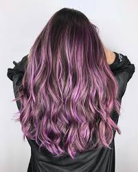 The maintenance level of highlights on dark brown hair can vary based on the highlights you decide to get. Light Brown Hair Purple Highlights Novocom Top