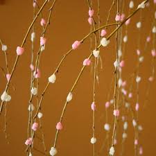 Mochi Wrapped Around Branches To Look Like Cherry Blossoms Edible Trees Japanese New Year Japanese Flowers New Years Decorations