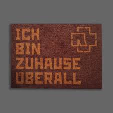 Ich freue mich auf euch. Rammstein Doormat Ich Bin Zuhause Uberall Rammstein Shop